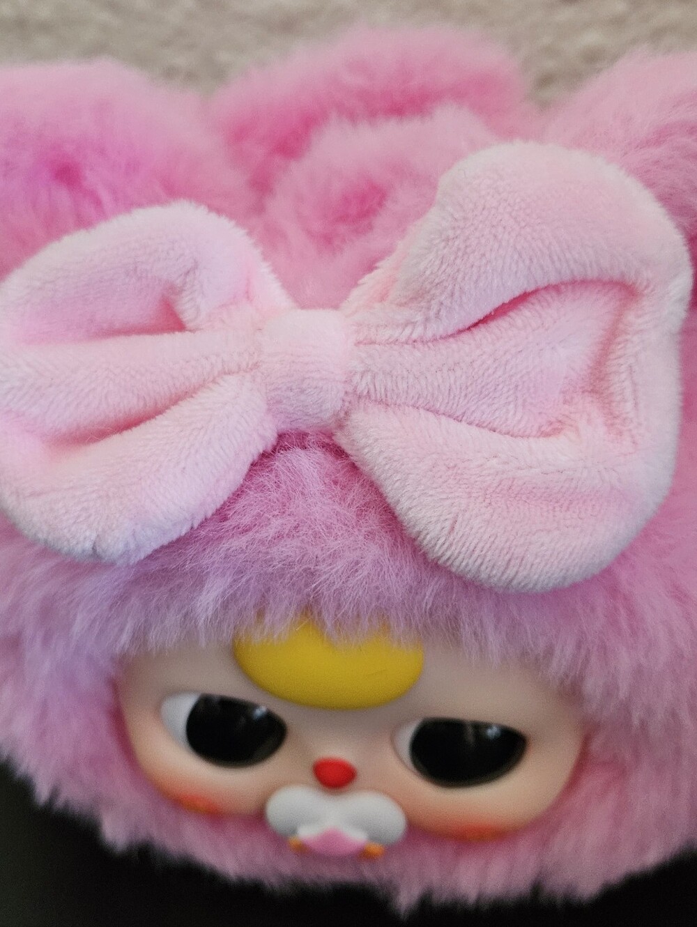 Baby Three Good Luck Bag Pink Plush Baby Blind Box series with Bow - Picture 2 of 7